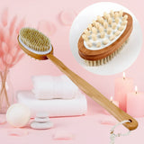 Brosse de bain double usage - Utilisation humide ou à sec