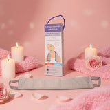 Lanière relaxante cervicale Thermo Confort - Naturel en perles d'argile et charbon végétal - Effet relaxant