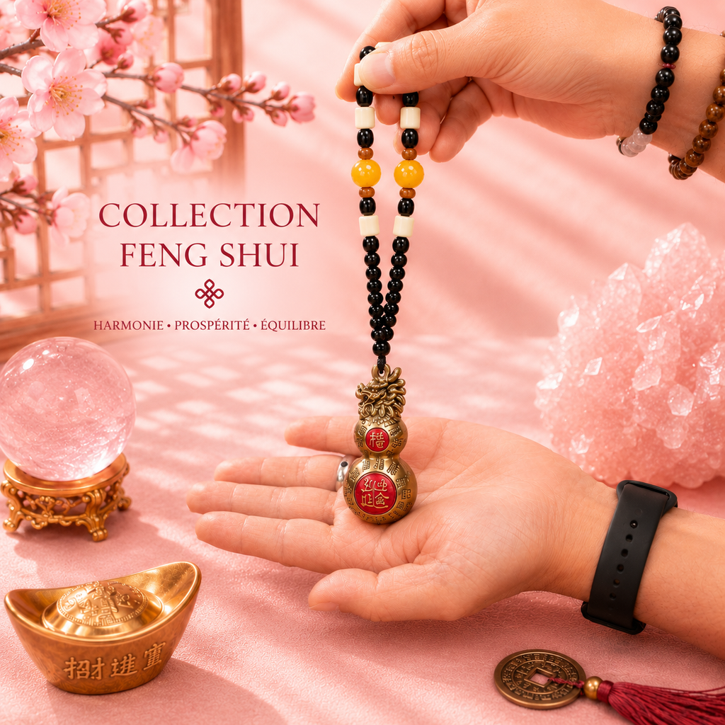 Suspension Feng shui – Gourde Santé & Longévité