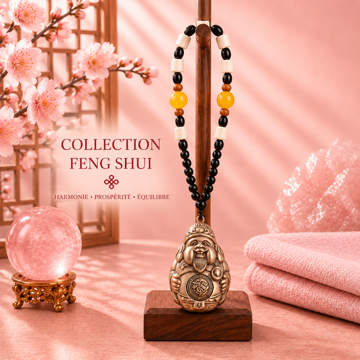 Suspension Feng shui – Dieu de la Richesse