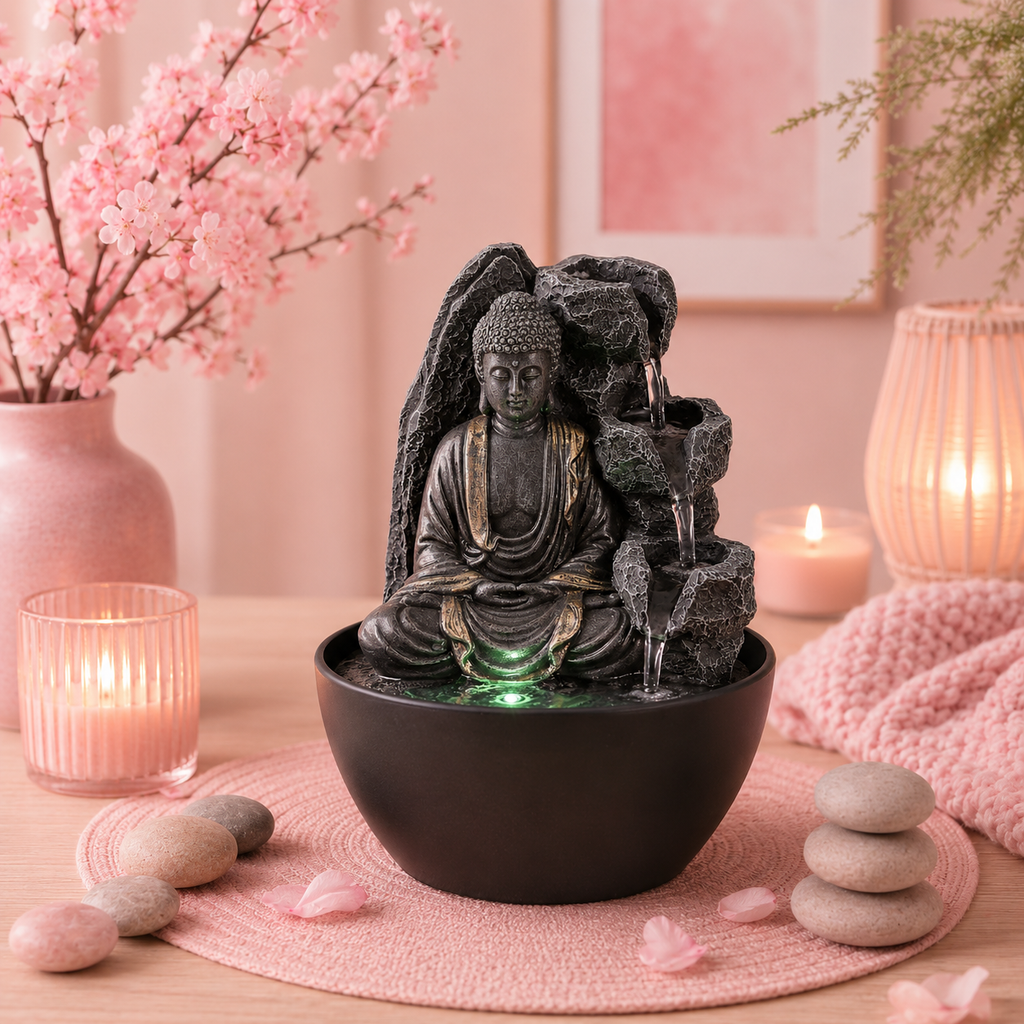 Fontaine Bouddha Revata (13x13x18 cm)