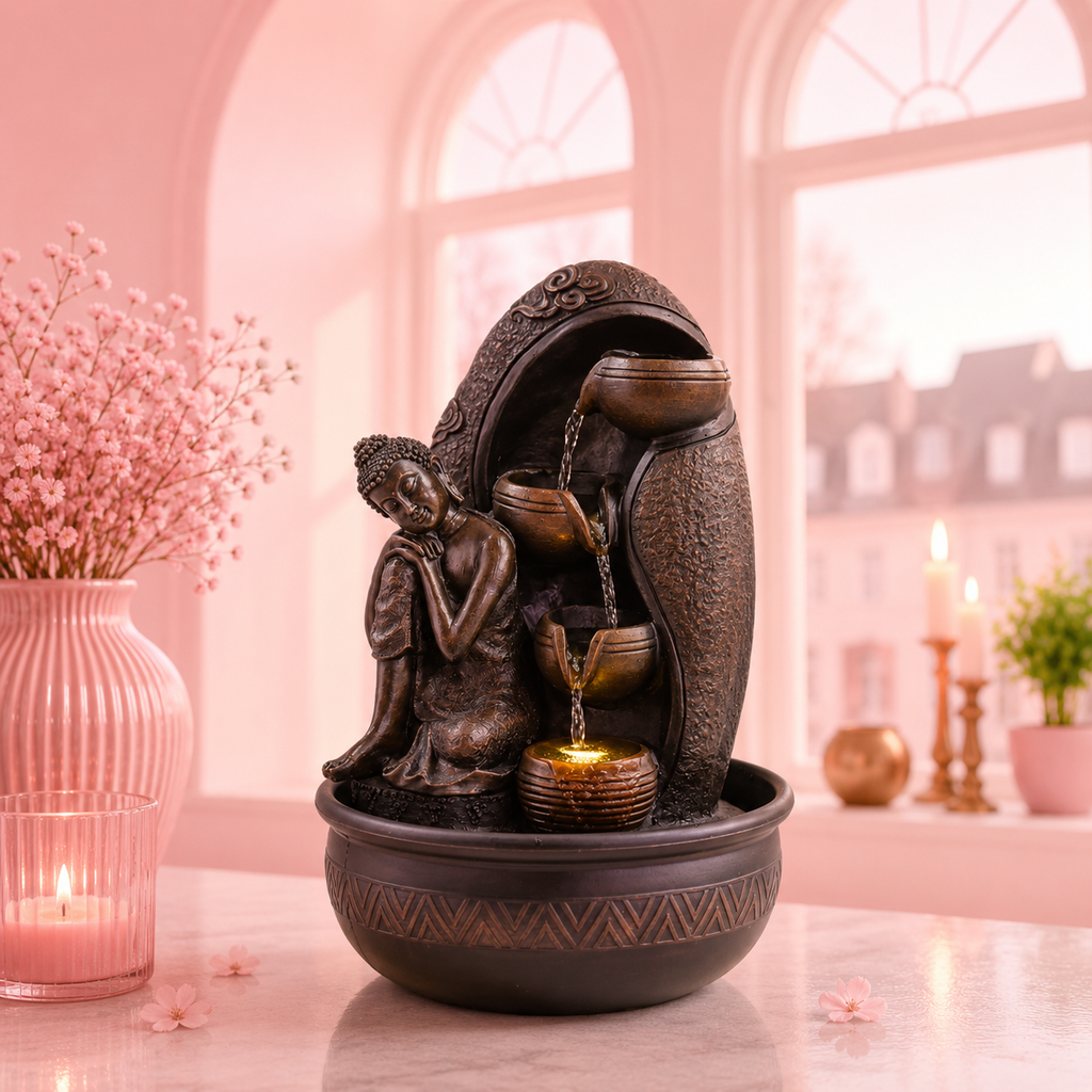 Fontaine Bouddha Krishna (26x26x40 cm)