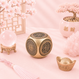 Feng Shui Fortune - Dé traditionnel avec symboles du zodiaque