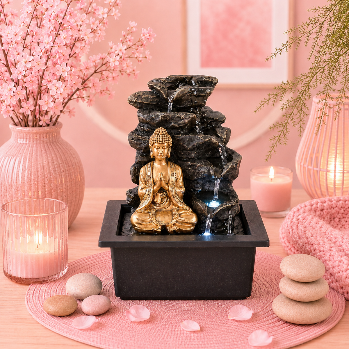 Fontaine Bouddha Shira (17x21x25 cm)
