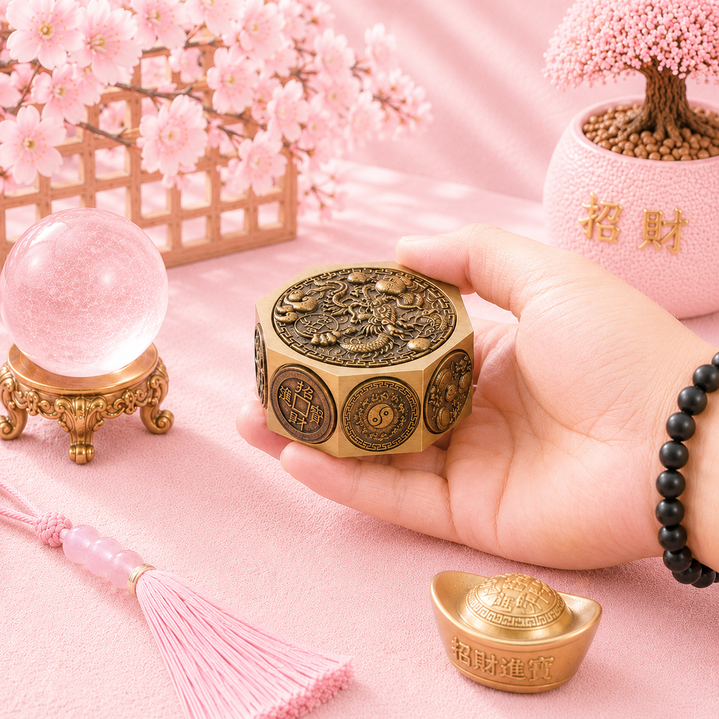 Feng Shui Fortune - Chat porte-bonheur et dragon - Protection et prospérité
