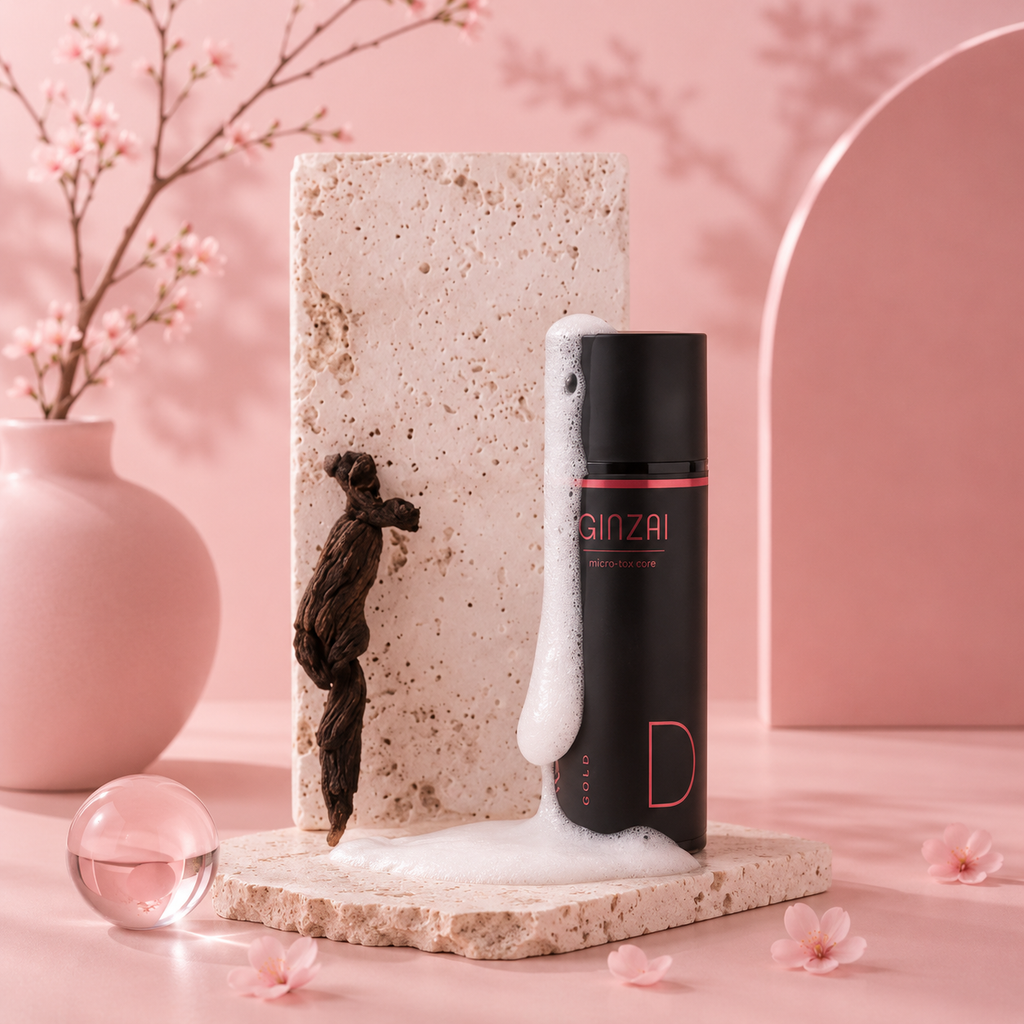 Mousse nettoyante pour le visage avec oxygénothérapie et ginseng coréen premium (ginseng forestier) - 100 ml