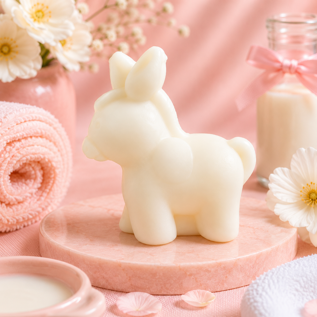 Savon fantaisie âne au lait d'ânesse bio - 145 g
