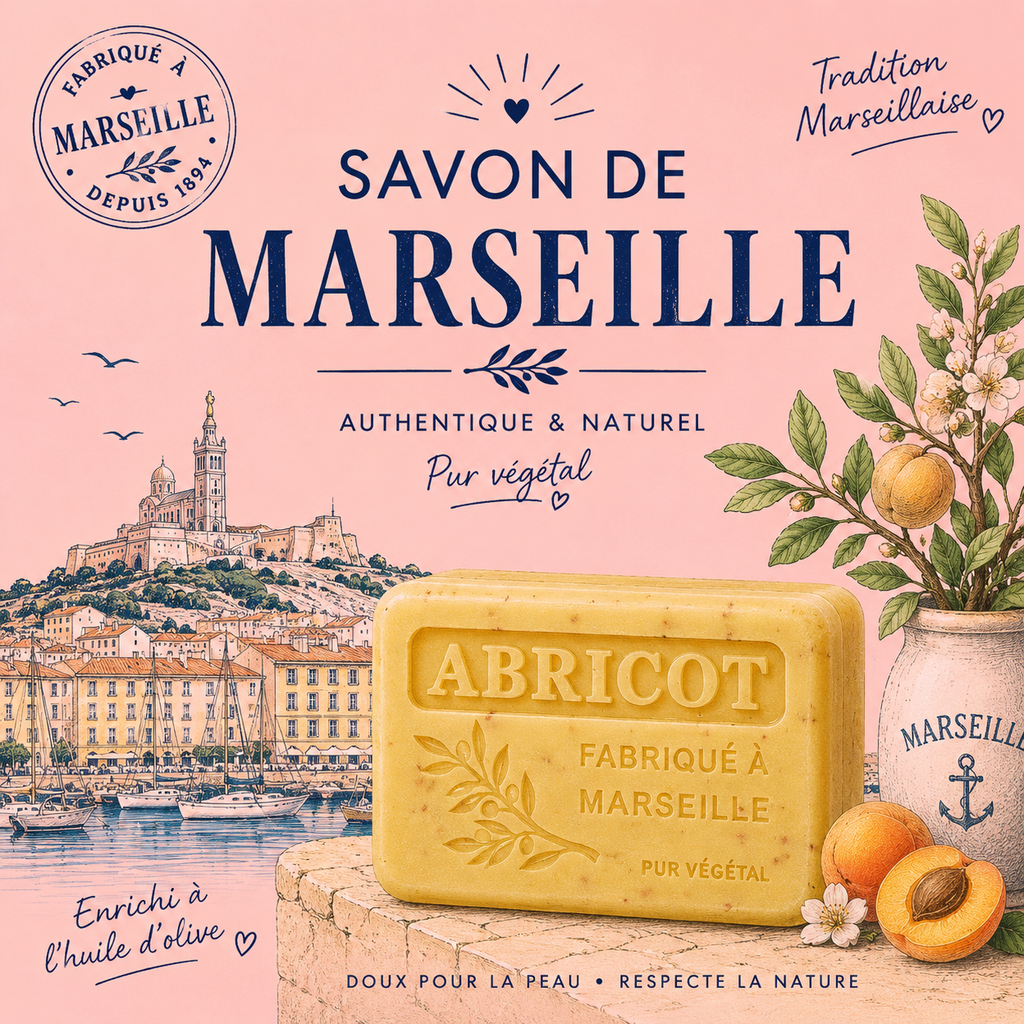 Savons de Provence BIO - ABRICOT - 100 g
