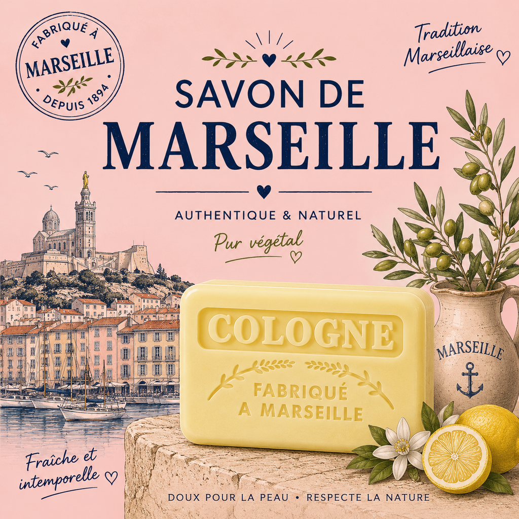 Savonnette marseillaise - Cologne - 125 g