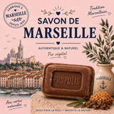 Savon parfumé Marseille - PROPOLIS - 100 g