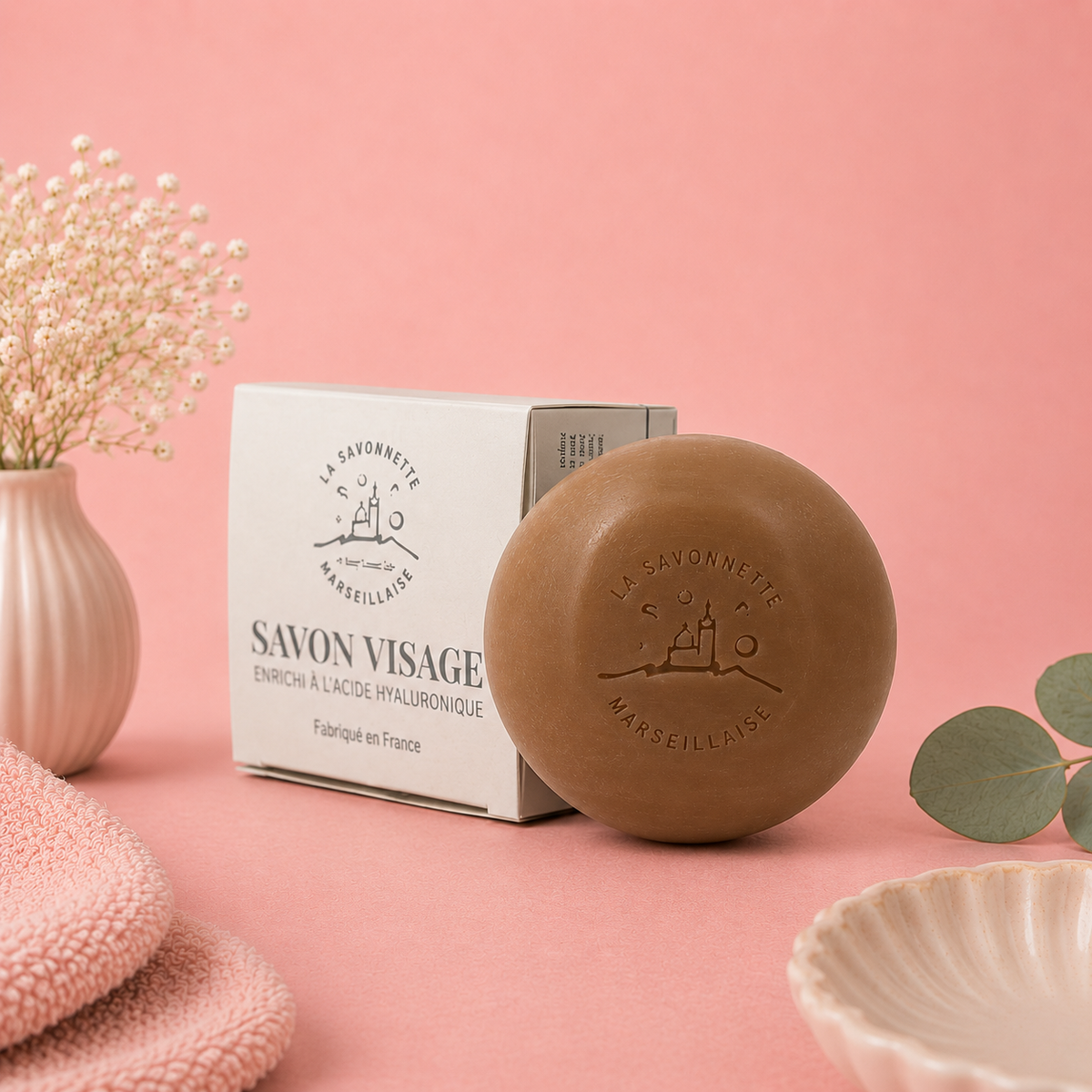 Savon visage à l'acide hyaluronique - 100 g