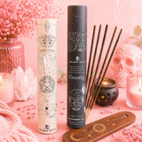Encens de sort de sorcière ancien - Purification - Pendule en cristal de roche