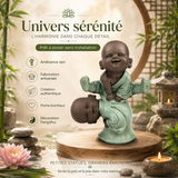Statuette Bonzes Saute-Mouton (9,5x6x12 cm)