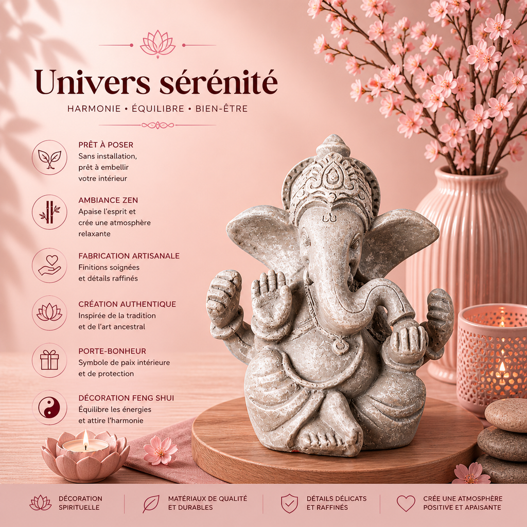 Statuette Ganesh (8x6x12 cm)