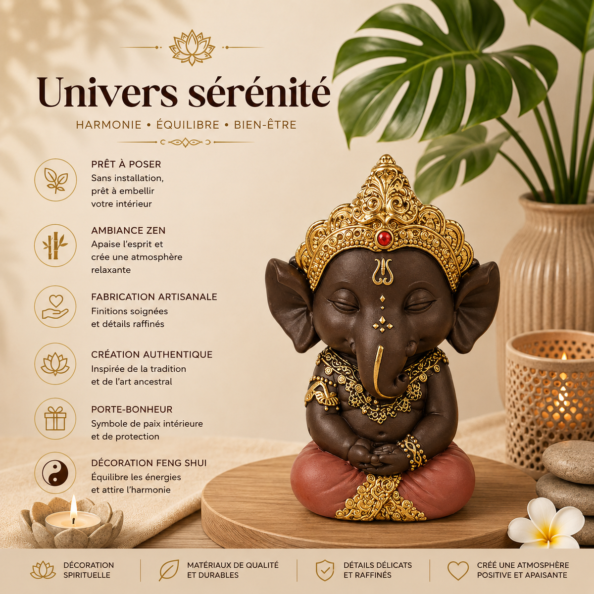 Statuette Ganesh 2 (8x6x11,5 cm)