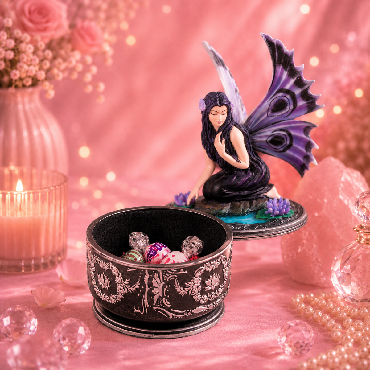 Boîte Fée Naïade - par Anne Stokes