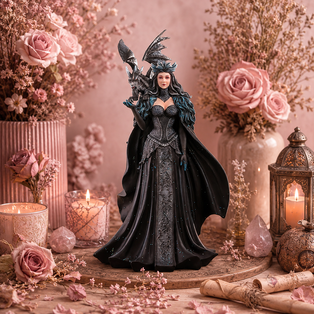 Reine noire (28x14,5x35 cm)