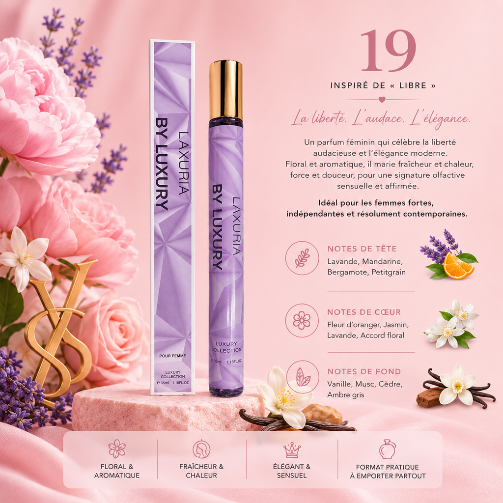 Parfum laxuria n° 19 – 35 ml