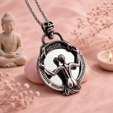 Collier "Face à soi" - Petit Miroir magique de l'âme & transformation