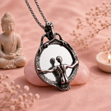 Collier "Face à soi" - Miroir magique de l'âme & transformation