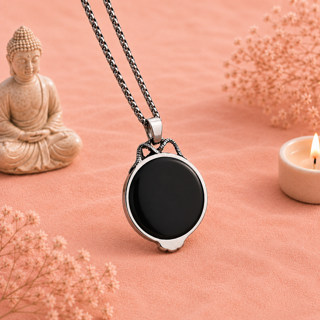 Collier "Face à soi" - Petit Miroir magique de l'âme & transformation