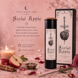 Bougie de purification de sorcière ancestrale - Pomme du péché - Amour & passion