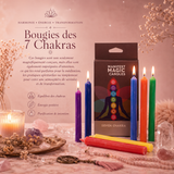 Bougies magiques manifestes Chakras (pack de 7)