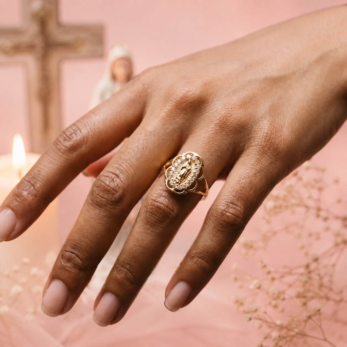 Bague Vierge Marie – Foi & Protection