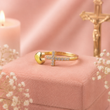 Bague Croix Catholique – Foi & Amour