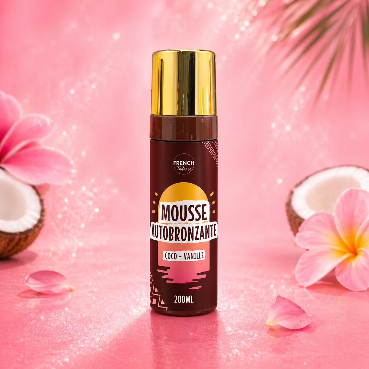 Mousse Autobronzante Vanille – Coco (200 ml)