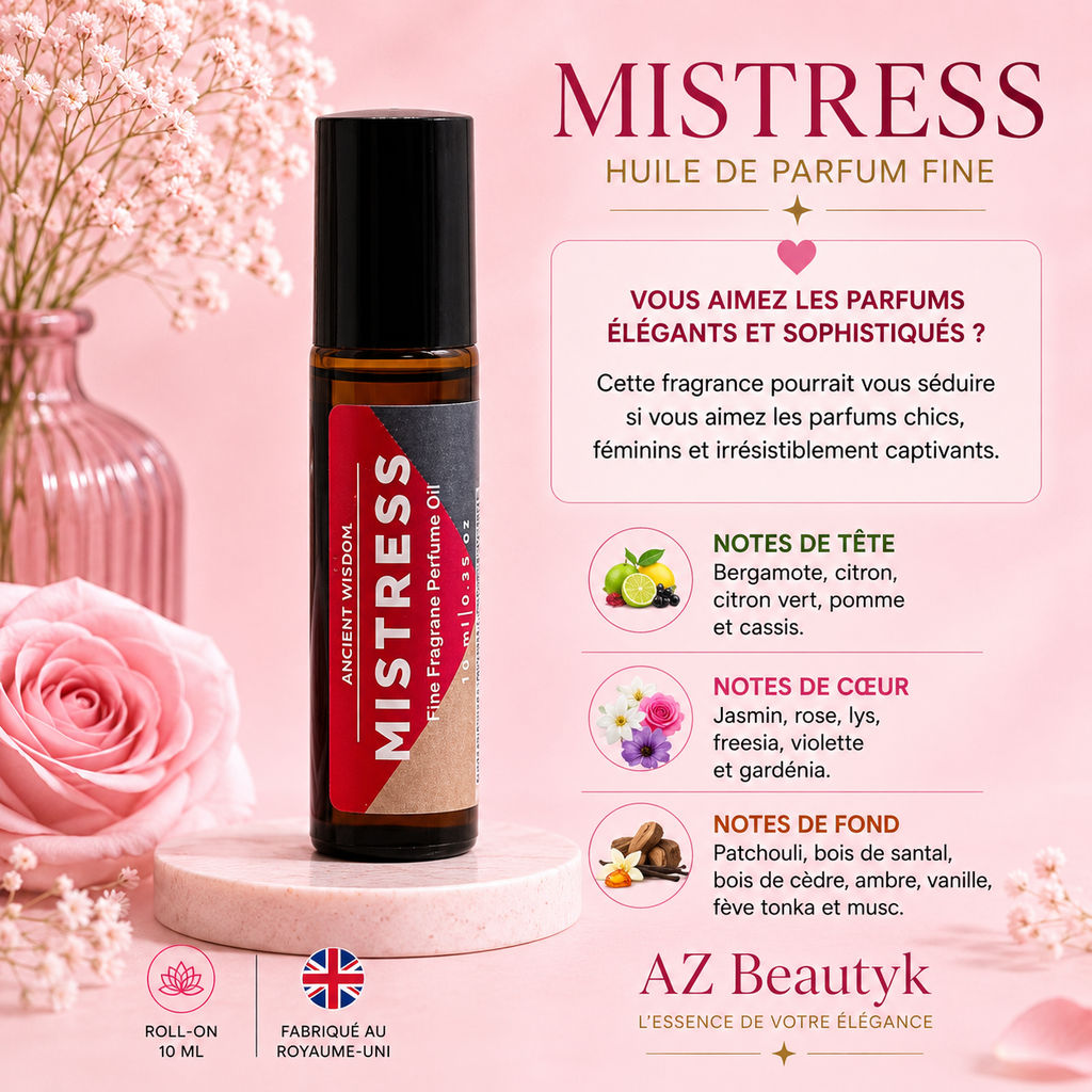 MISTRESS - Huile de parfum fine Roll-on - 10 ml