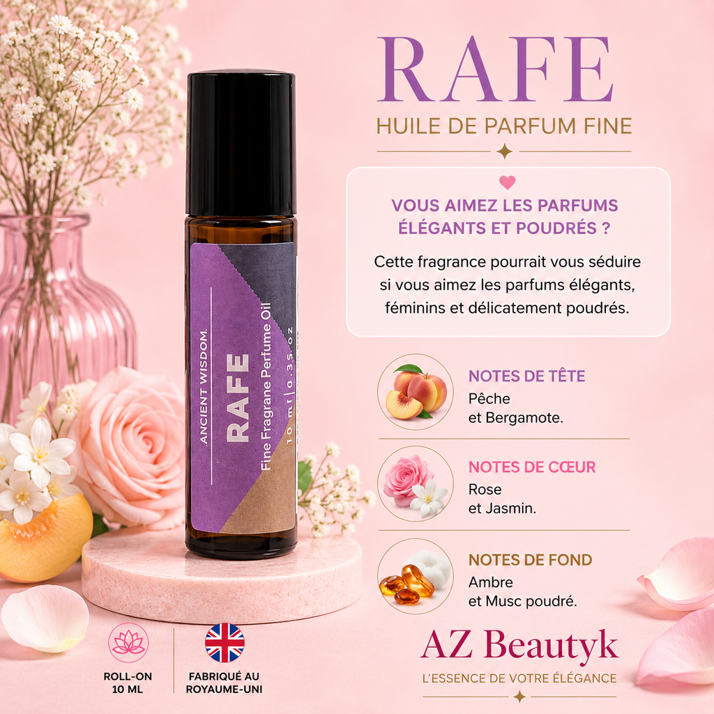 RAFE - Huile de parfum fine Roll-on - 10 ml - Best seller