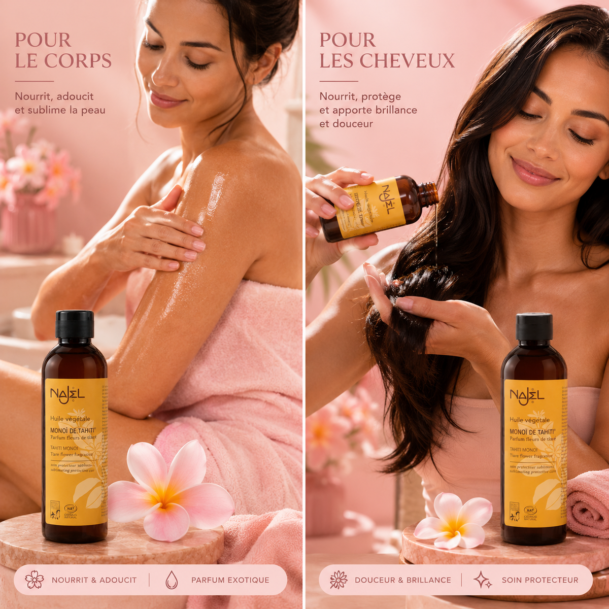 Huile végétale de monoï de Tahiti - 125 ml