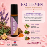 EXCITEMENT - Huile de parfum fine Roll-on - 10 ml