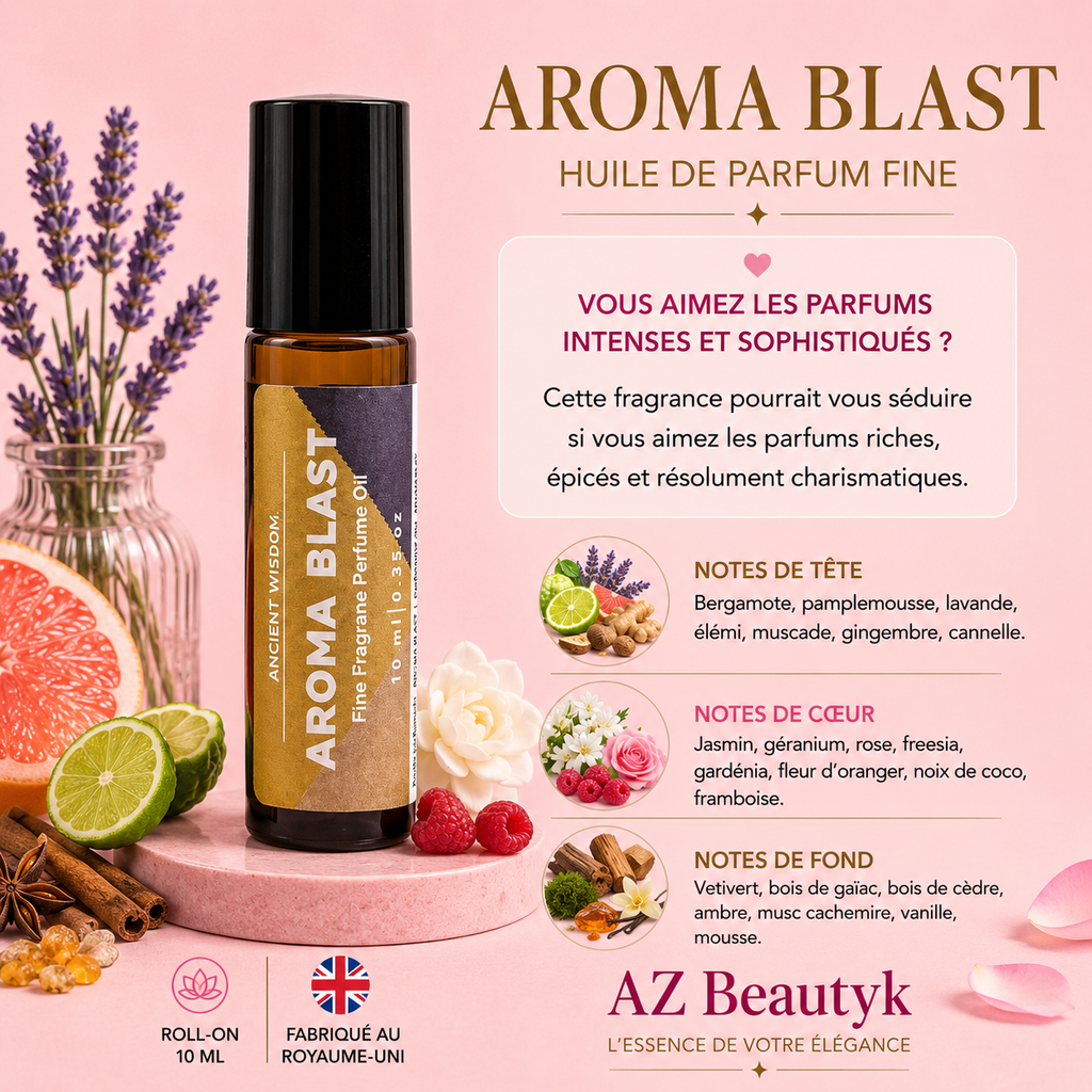AROMA BLAST - Huile de parfum fine Roll-on - 10 ml
