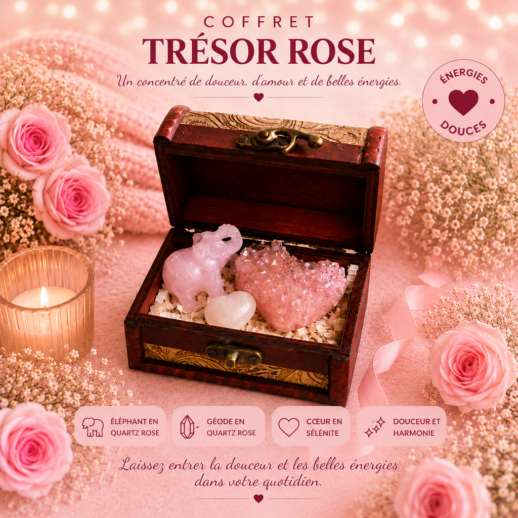 Coffret "Trésor rose"