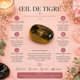 Pierre roulée Œil de tigre - Taille L