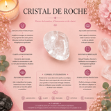 Pierre roulée Cristal de roche - Taille L