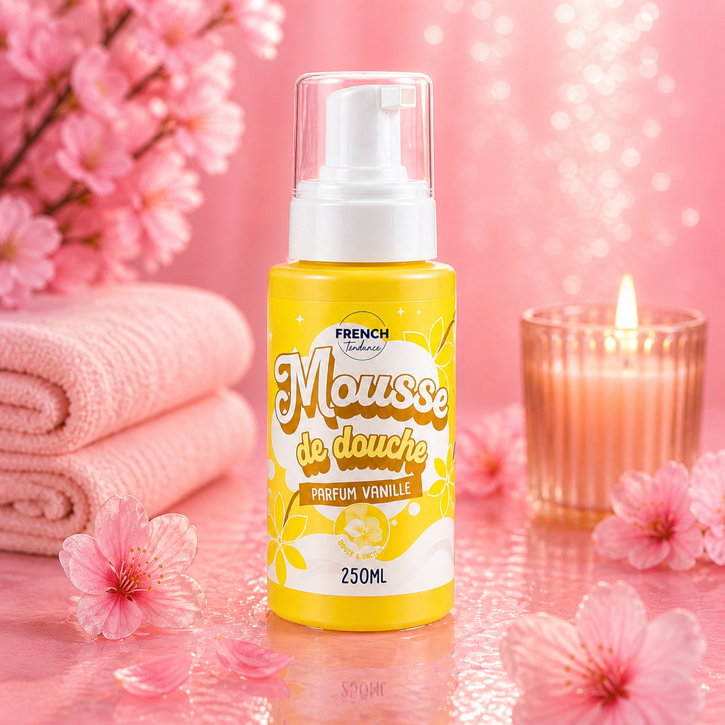 Mousse de douche 250ml - Senteur Vanille
