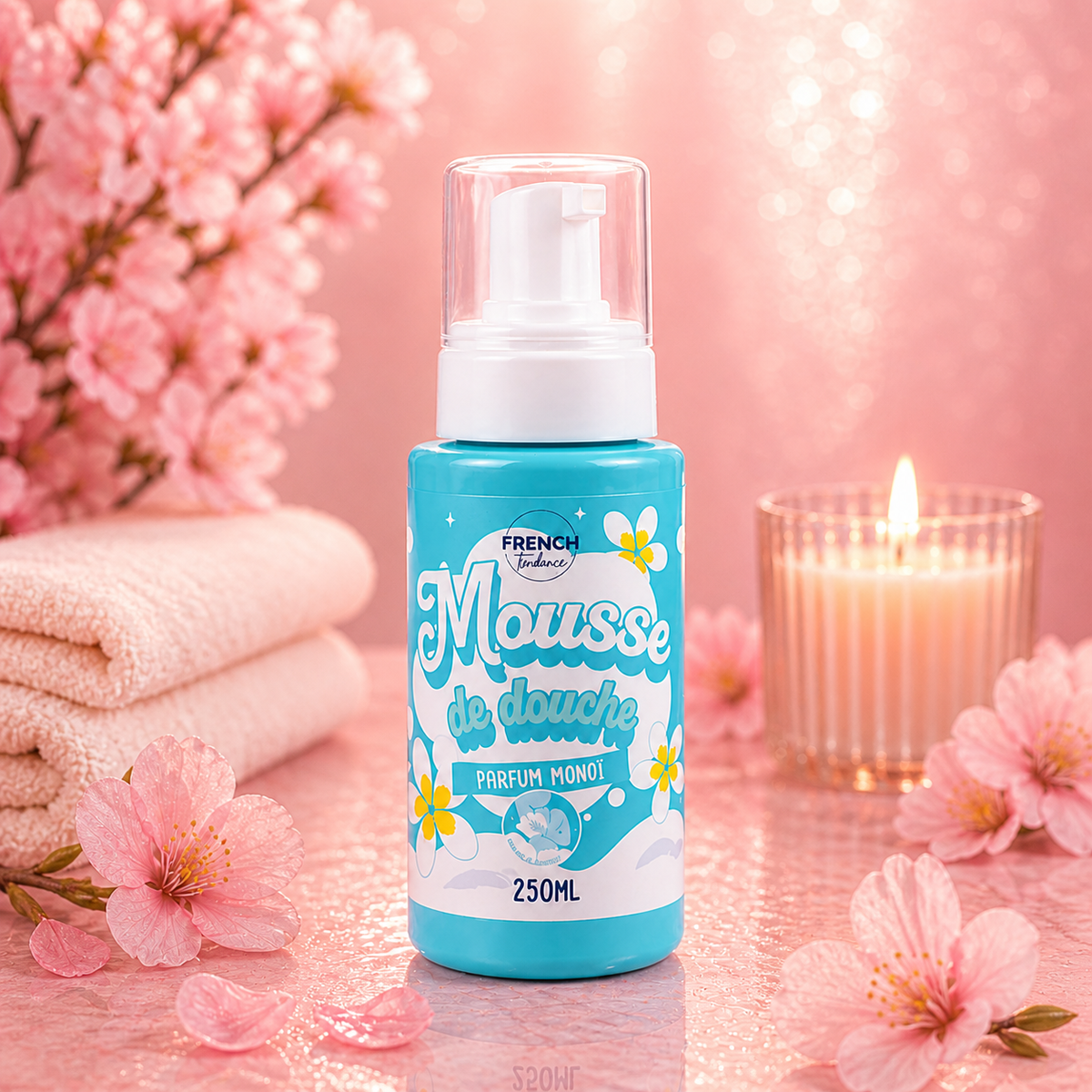 Mousse de douche 250ml - Senteur Monoï