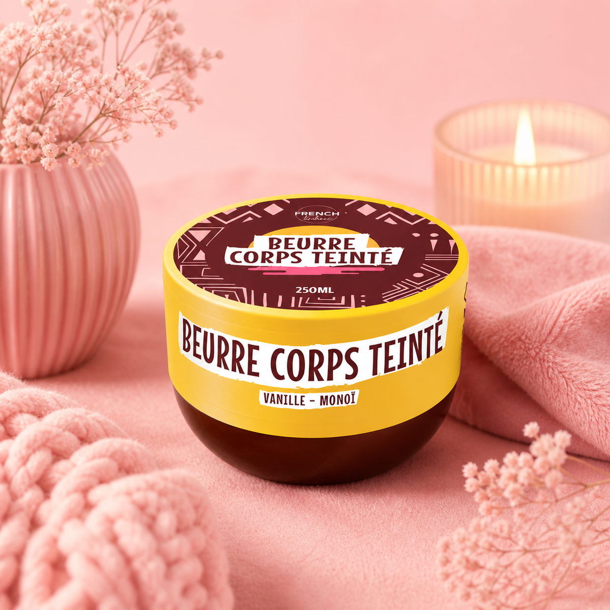 Beurre Corps Teinté Vanille – Monoï (250 ml)