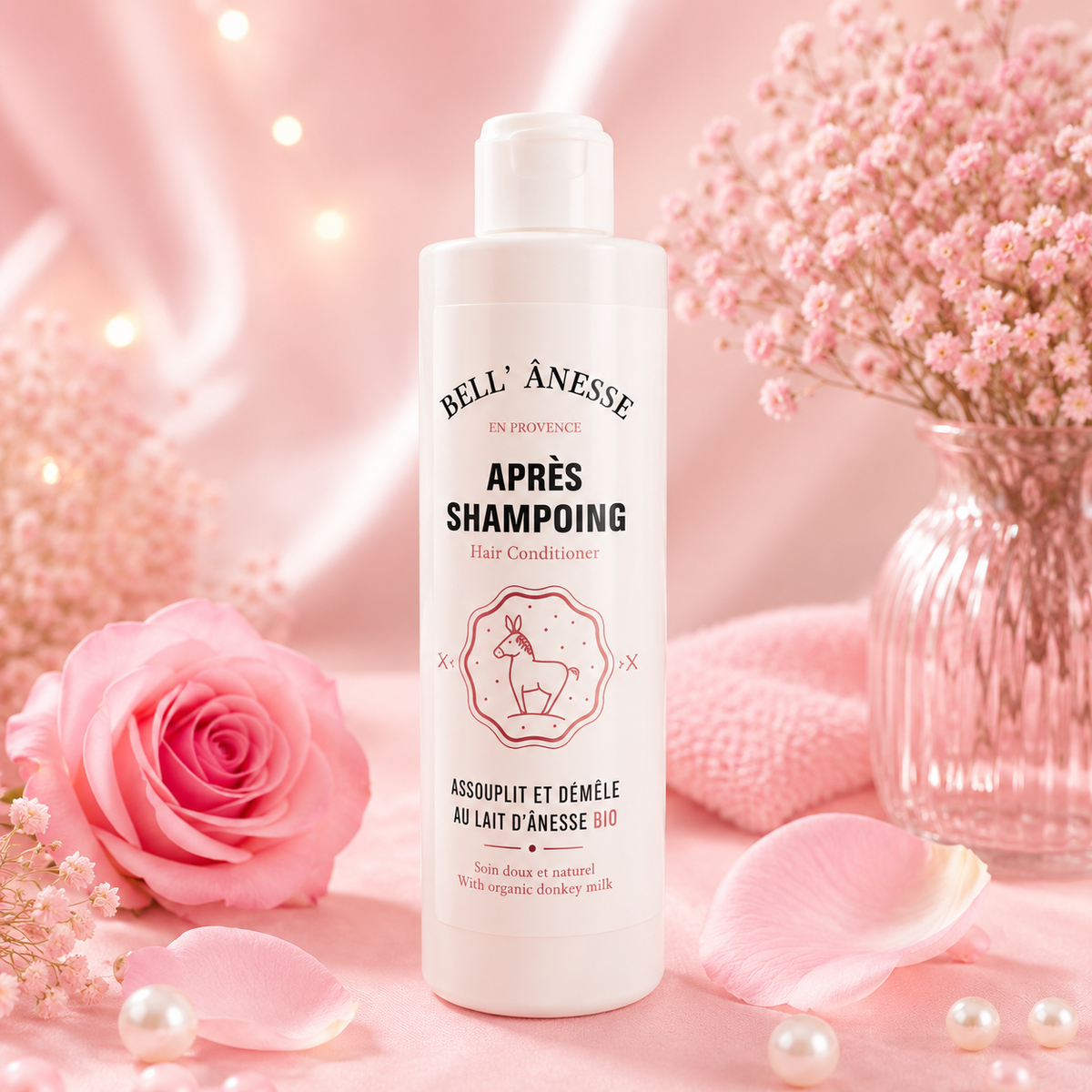 Après-shampooing au lait d'ânesse 250ml