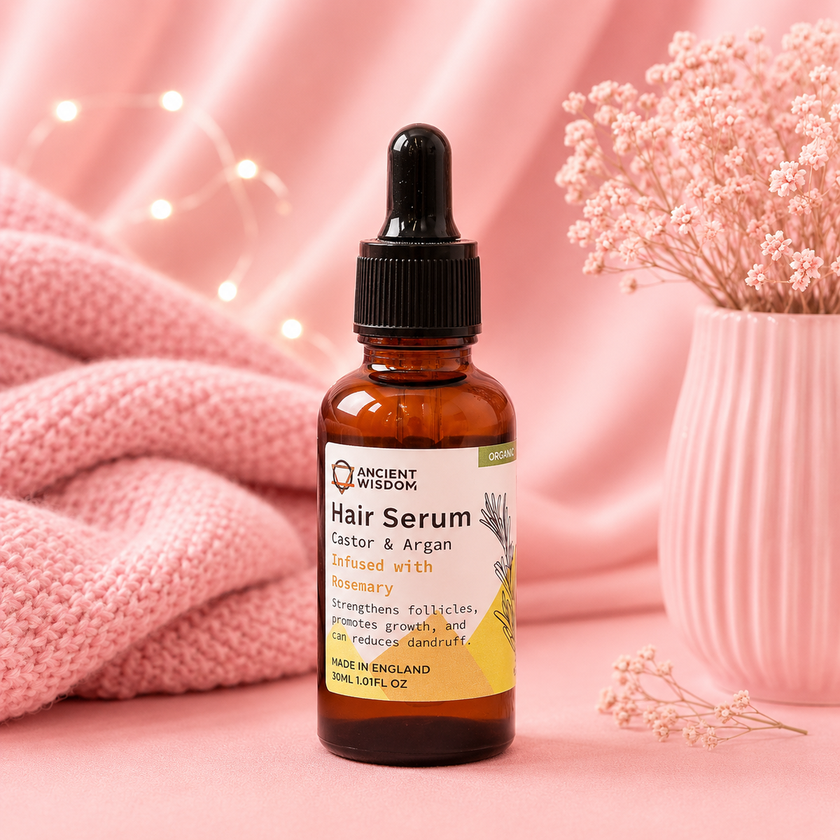 Sérum capillaire bio - Formule unique - 30 ml - ROMARIN