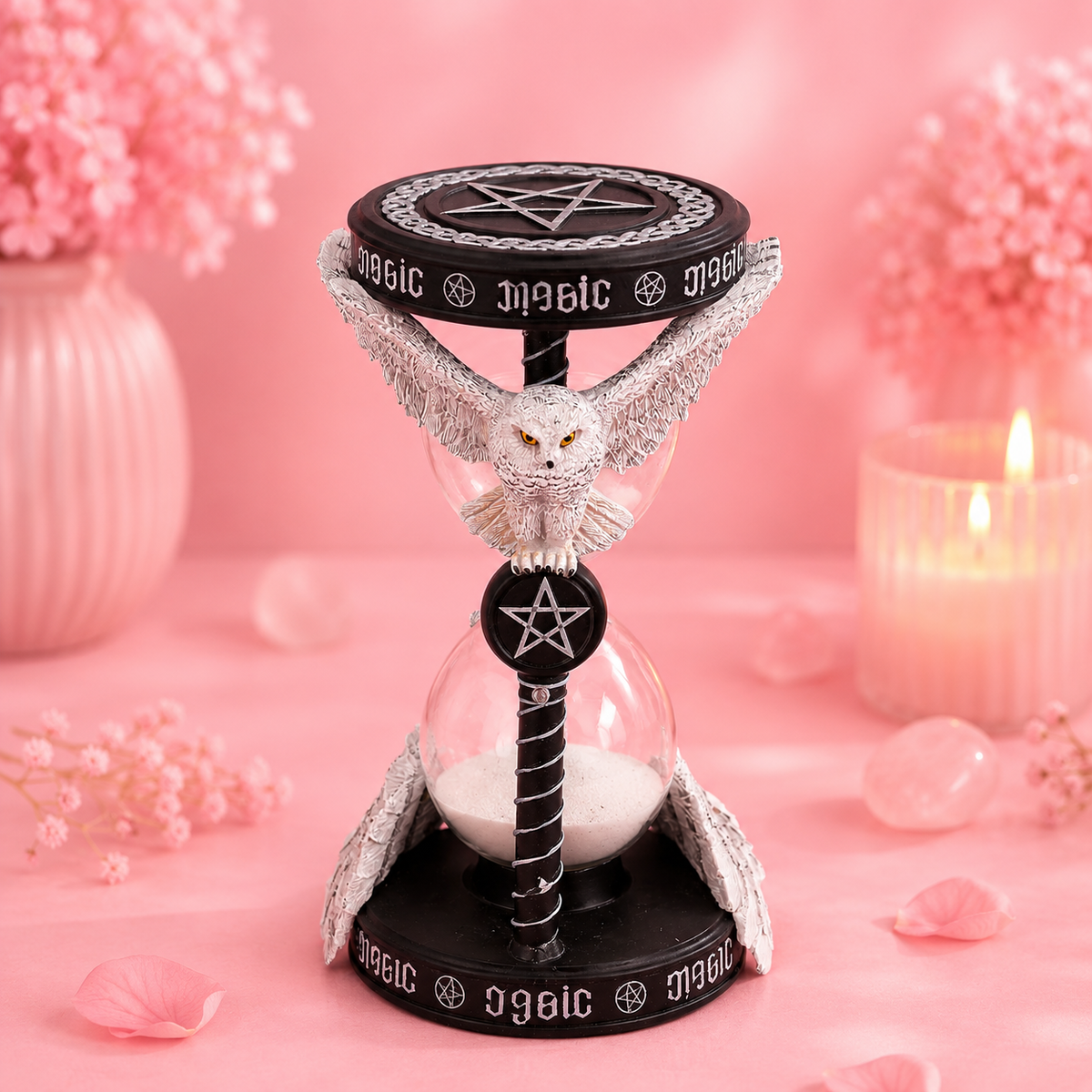 Sablier Hibou magique