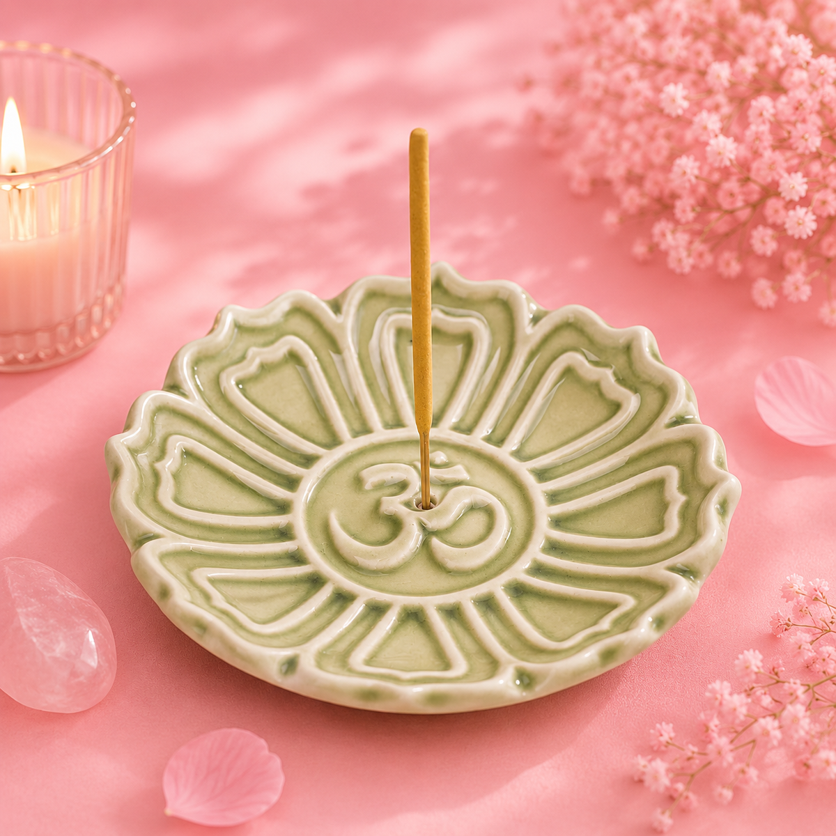 Brûleur d'encens Lotus ou Triple Lune
