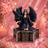 Boîte à bibelots Corbeau - par Anne Stokes