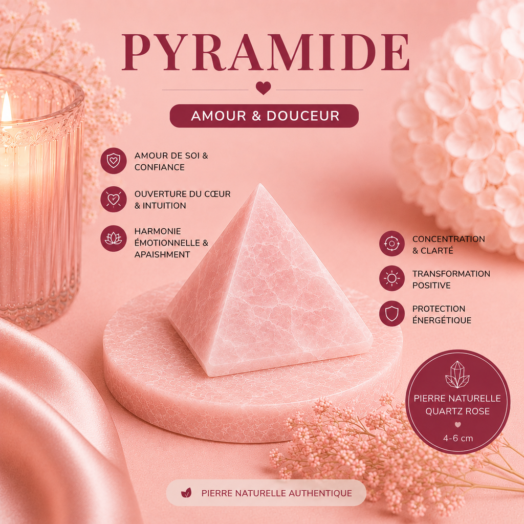 Pierres polies naturelles - QUARTZ ROSE