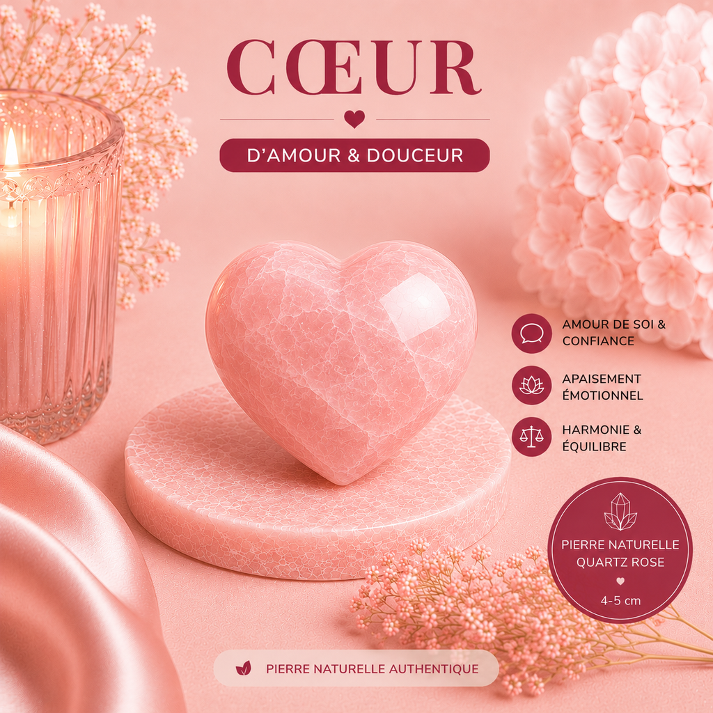 Pierres polies naturelles - QUARTZ ROSE