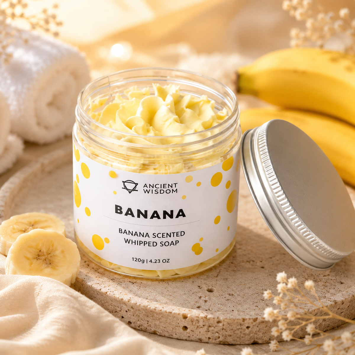 Savon chantilly - Banane - 120 g