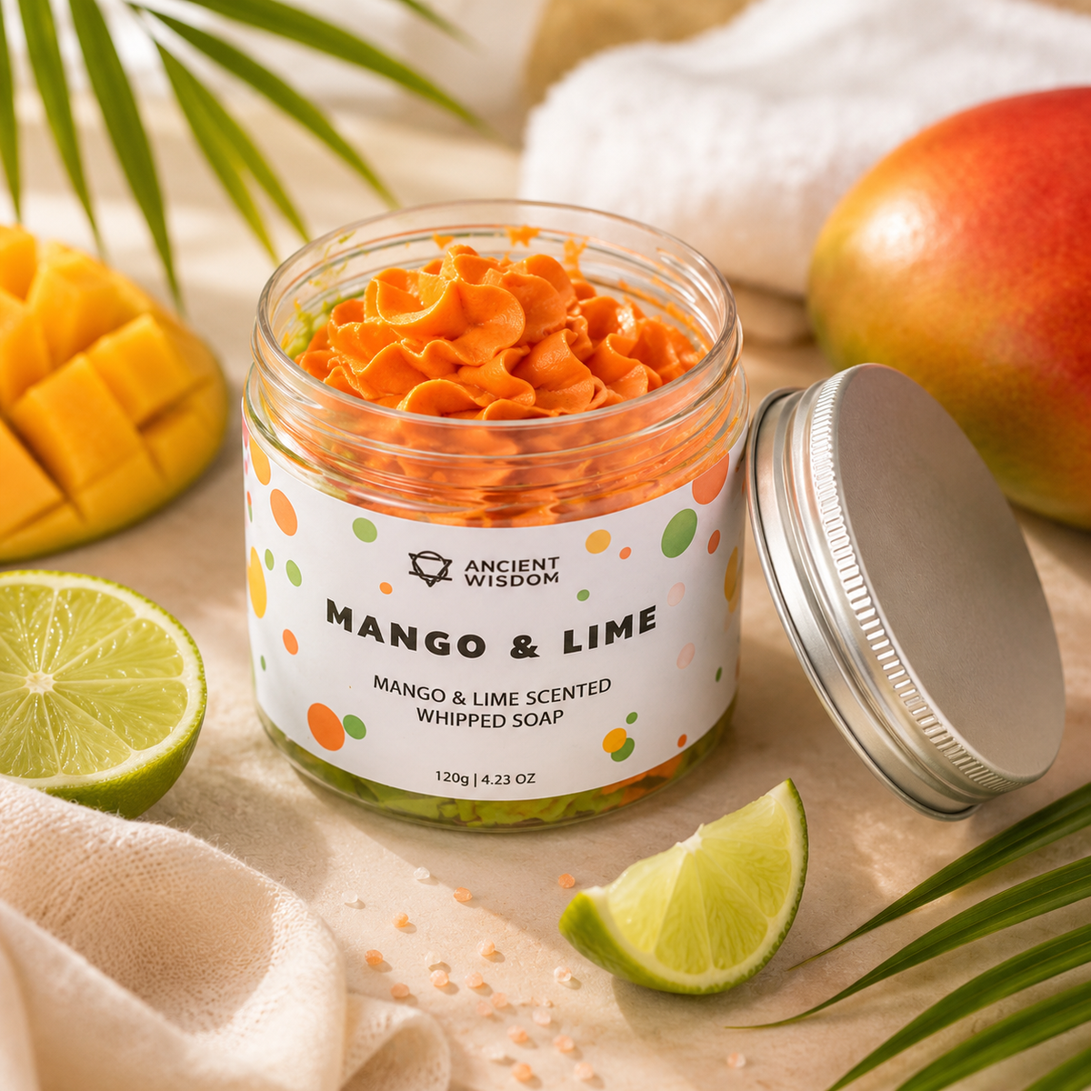 Savon chantilly - Tropical Mangue & citron vert - 120 g